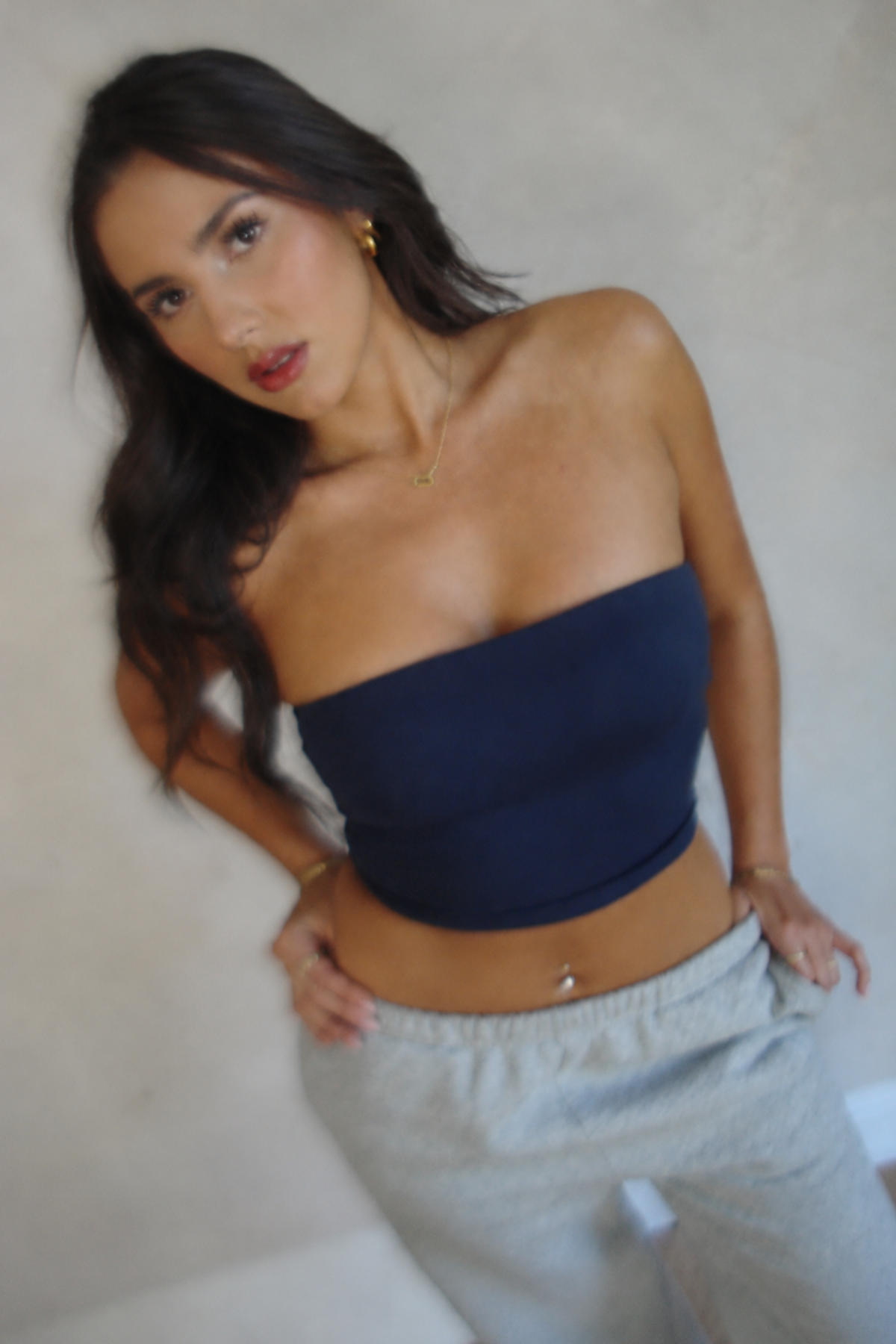 ButterSoft Isabella Active Tube Top with Built In Bra Shelf