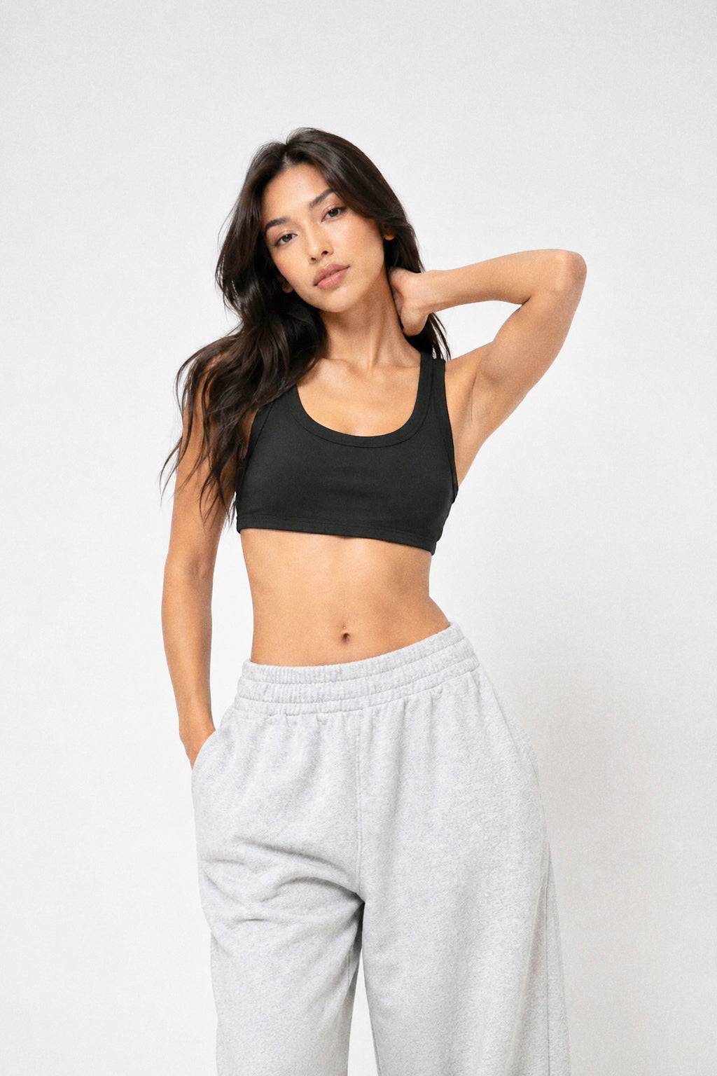 Ava Ribbed Sports Bra
