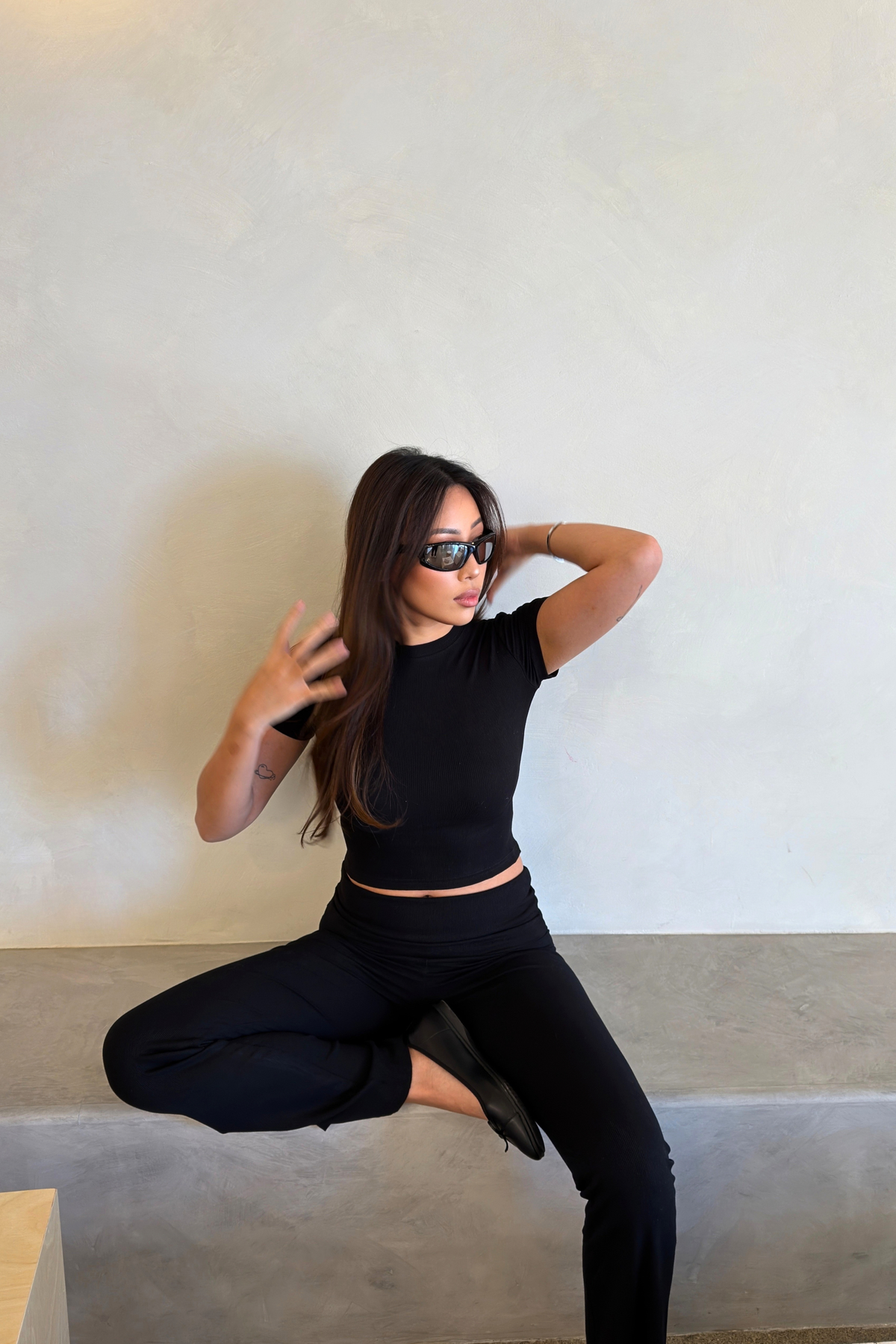 Ribbed Collection Baby Tee