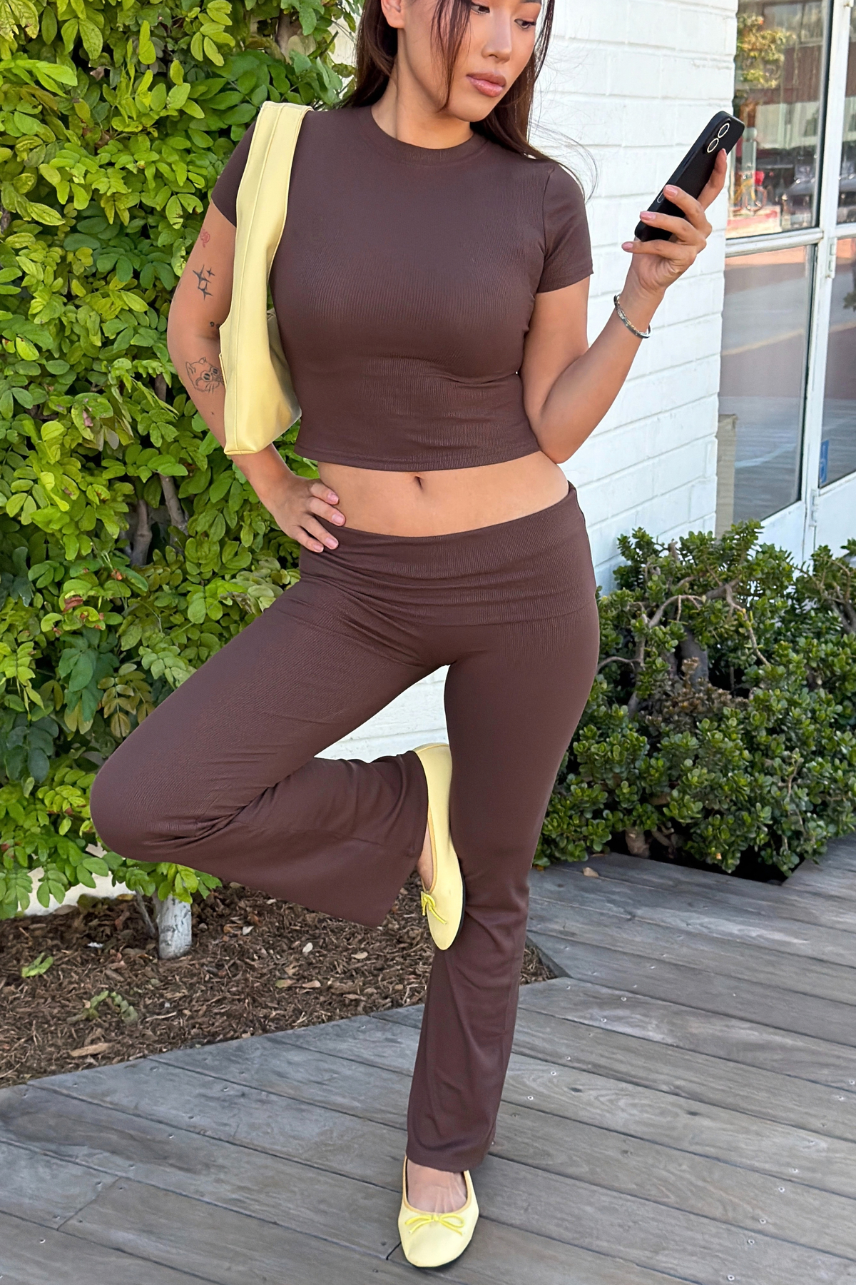 Ribbed Collection Baby Tee