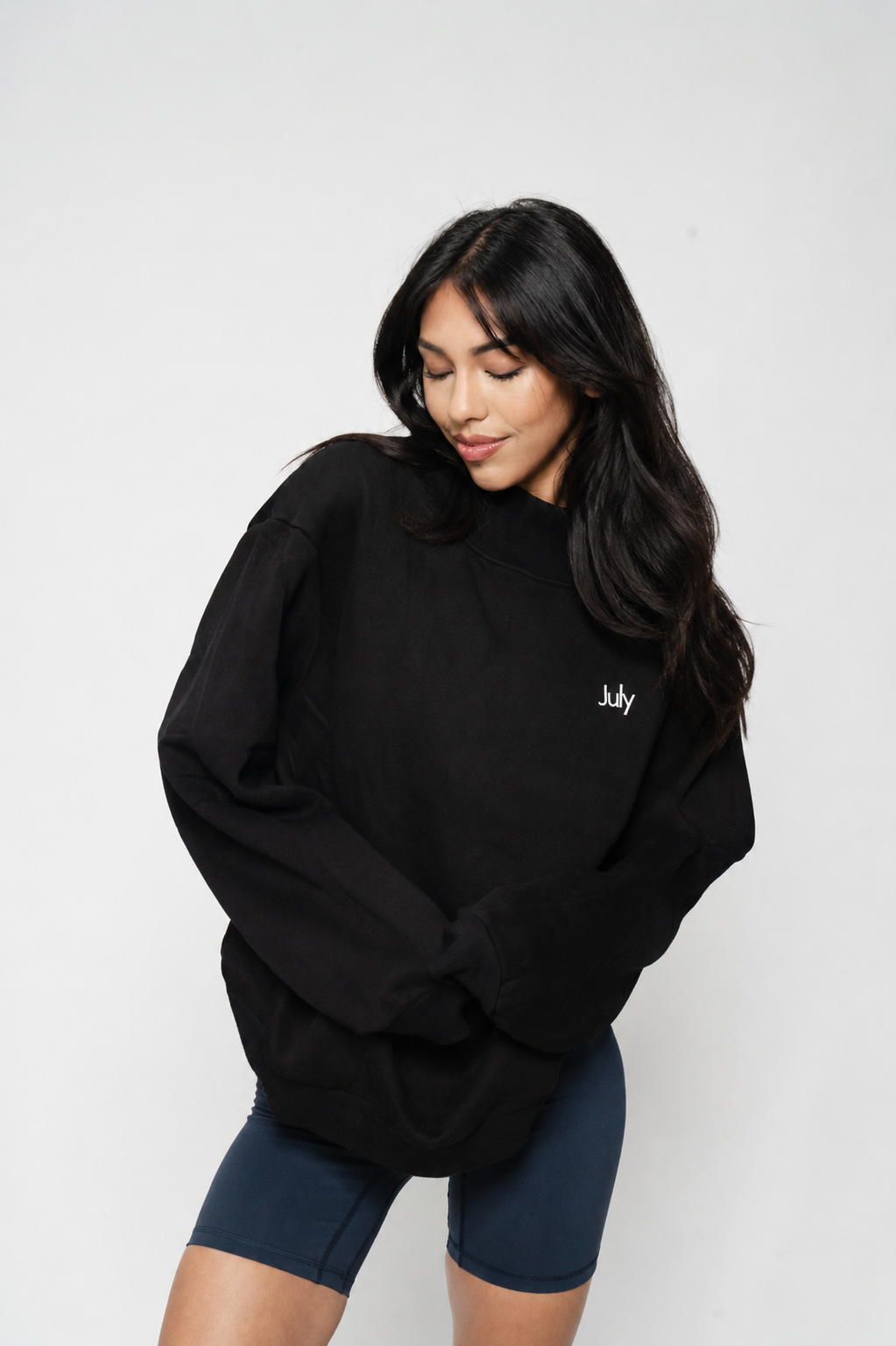 Oversized Mock Neck Sweater