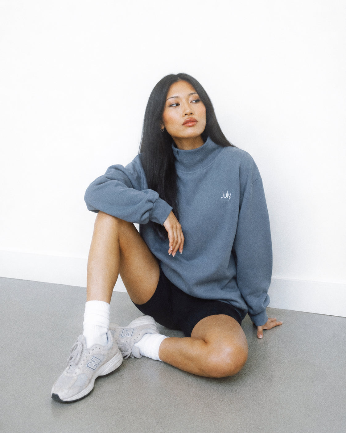 Oversized Mock Neck Sweater