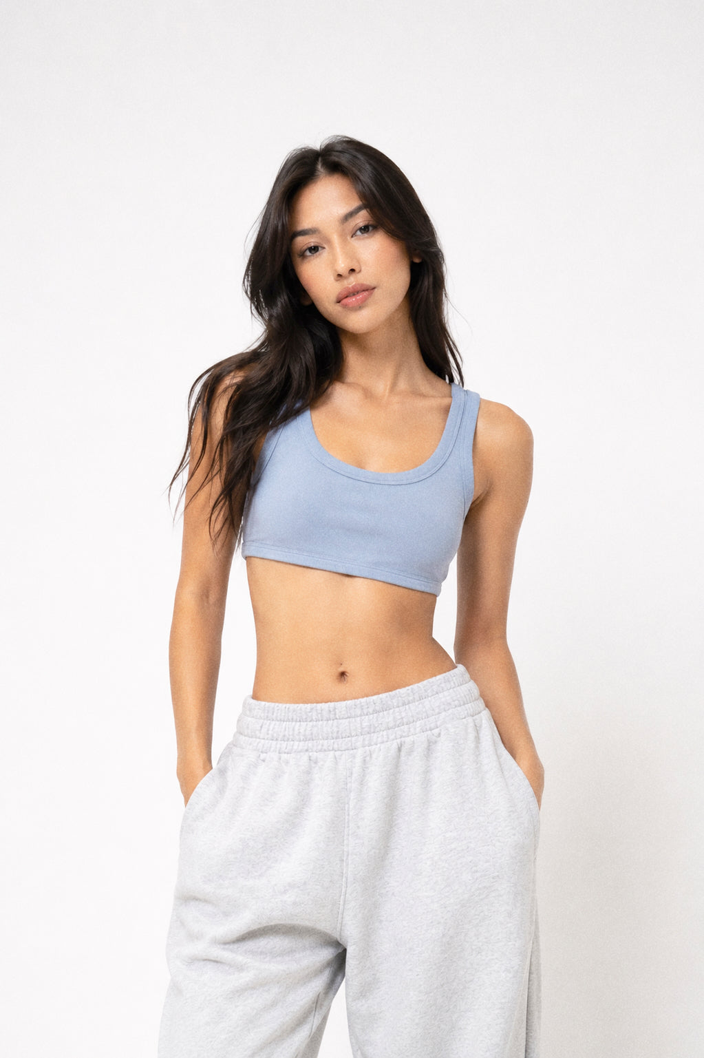Ava Ribbed Sports Bra