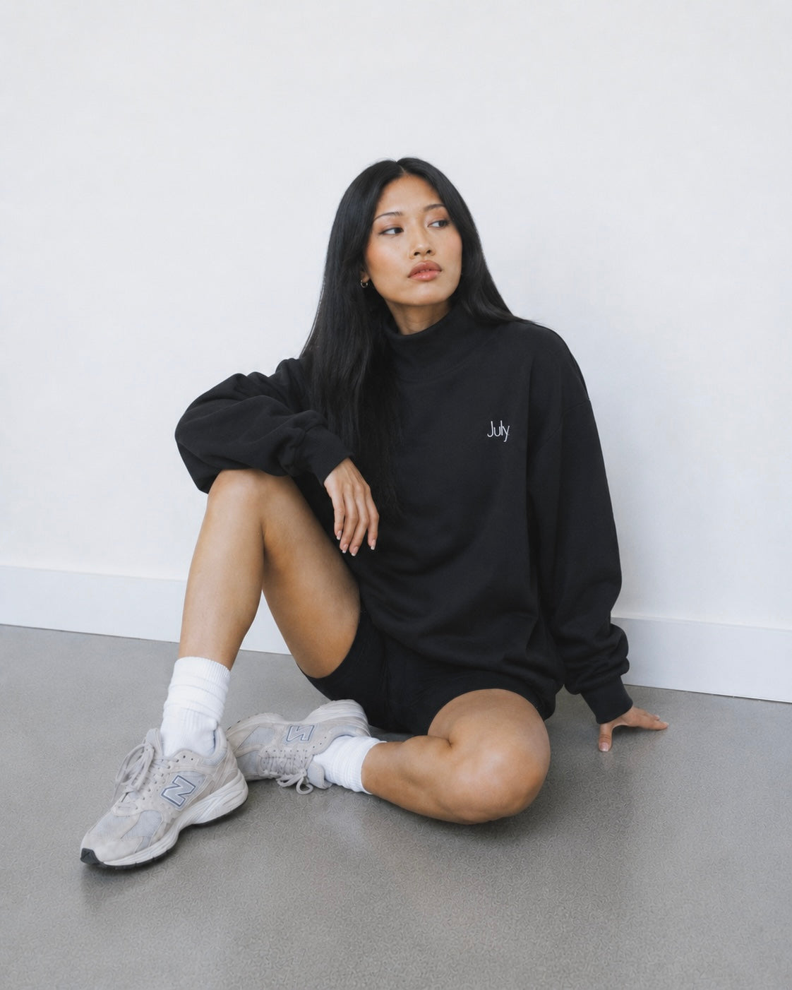 Oversized Mock Neck Sweater