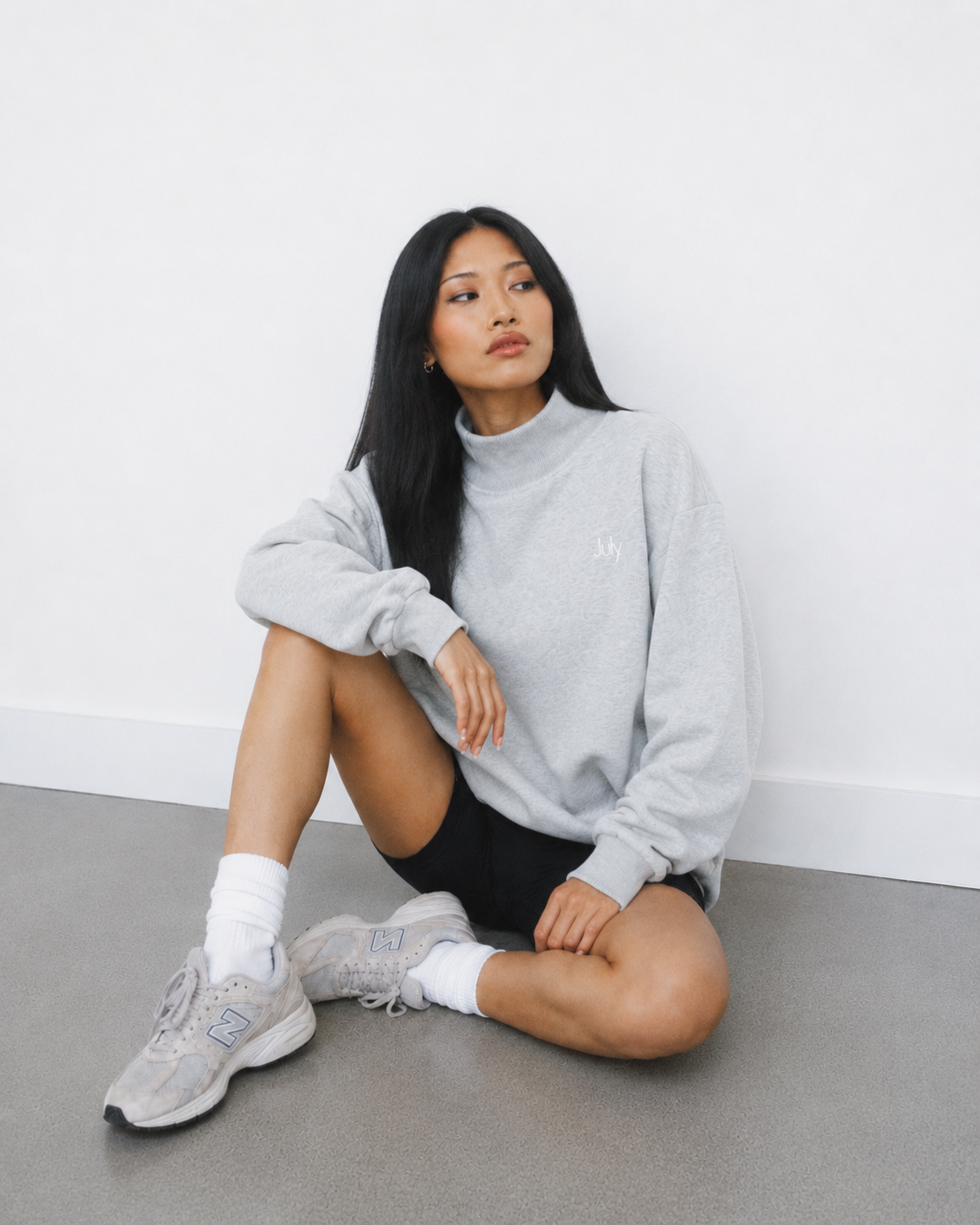 Oversized Mock Neck Sweater