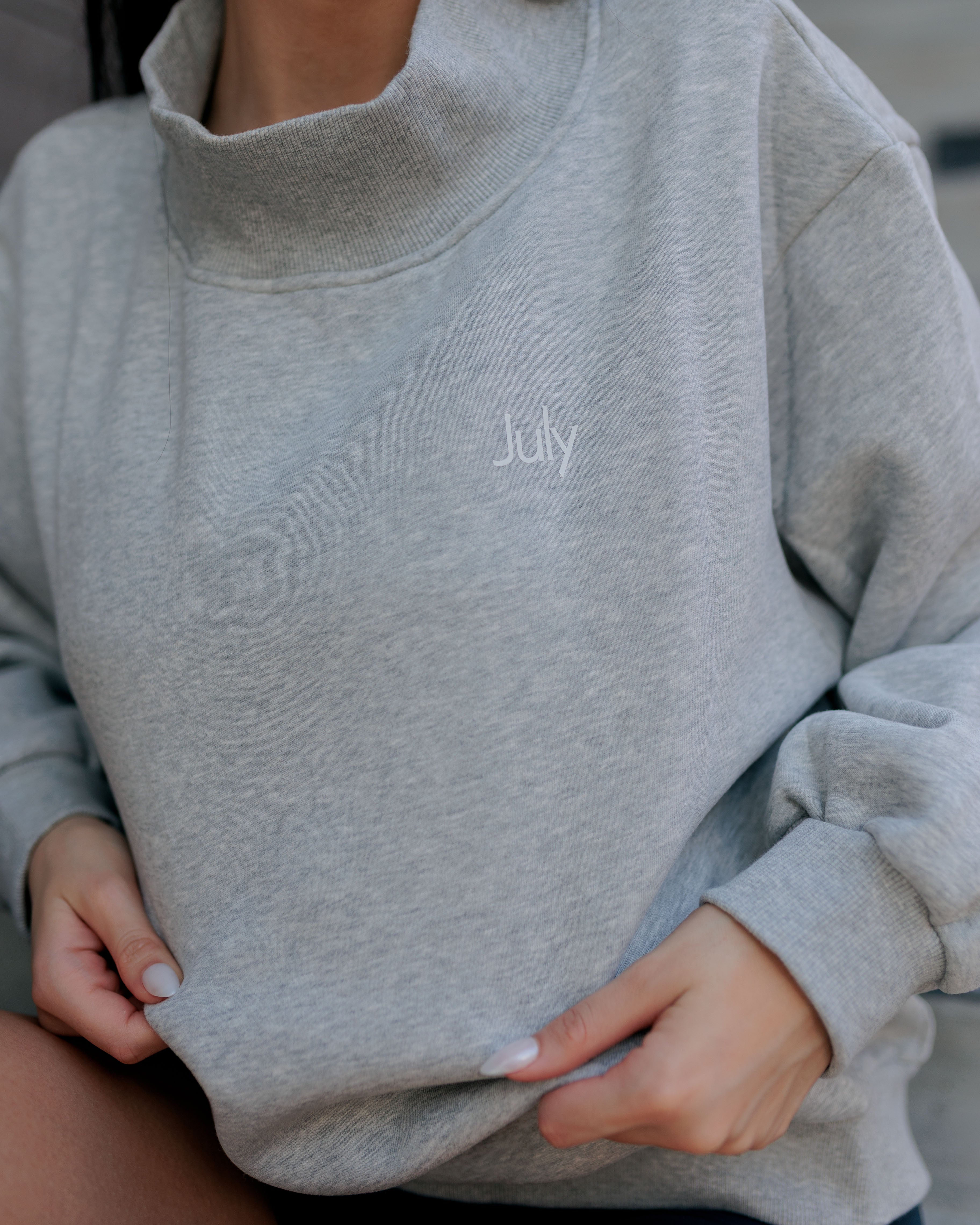 Mock Neck Sweater — July Signature
