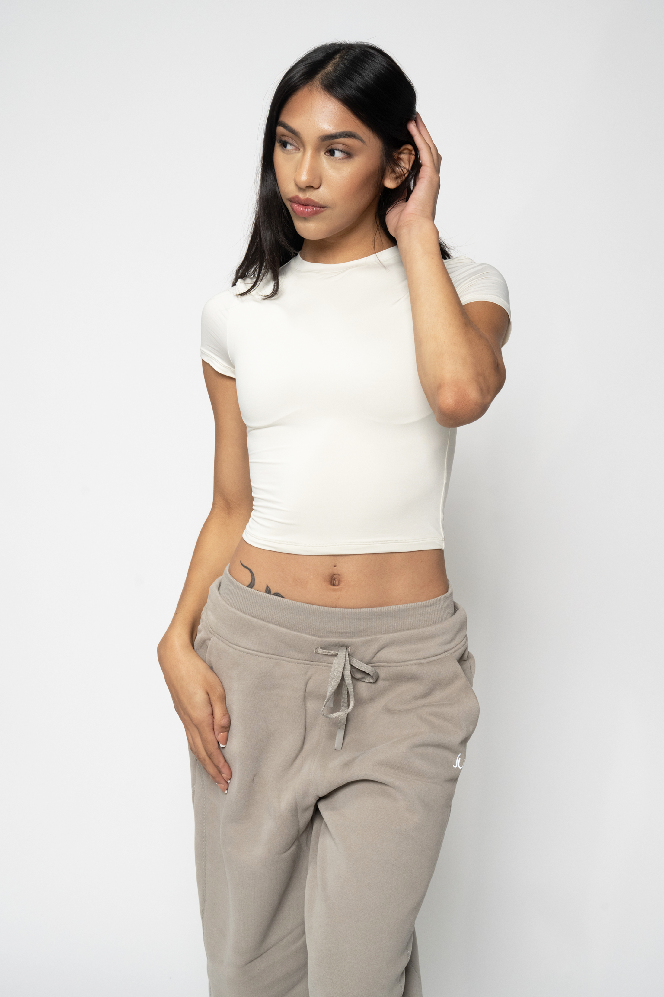 Soft Sculpt Crop Sports Tee