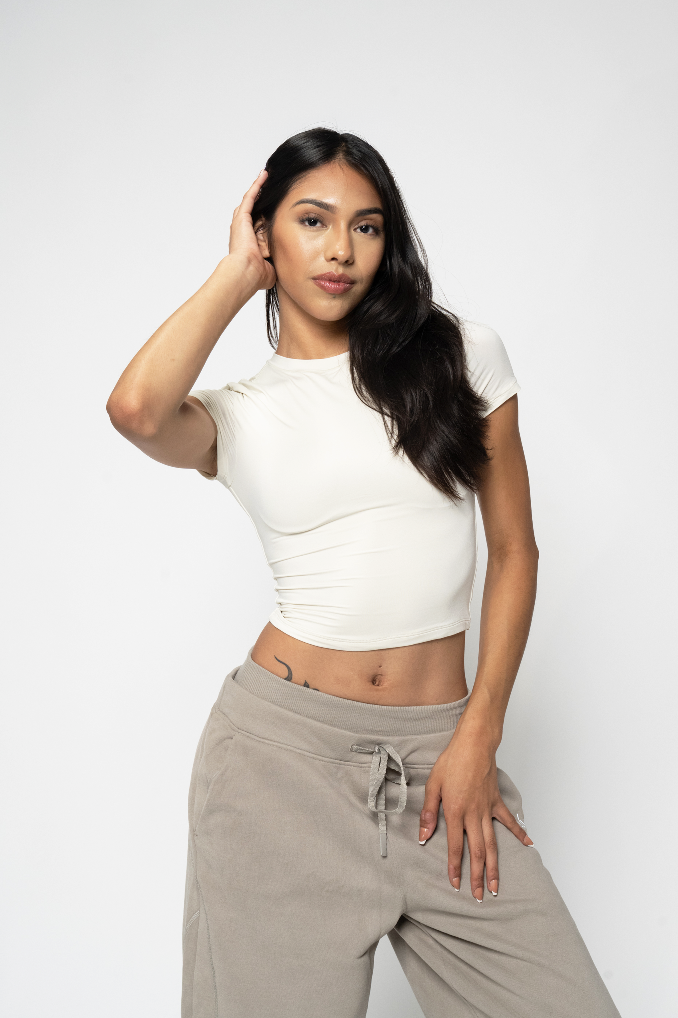 Soft Sculpt Crop Sports Tee