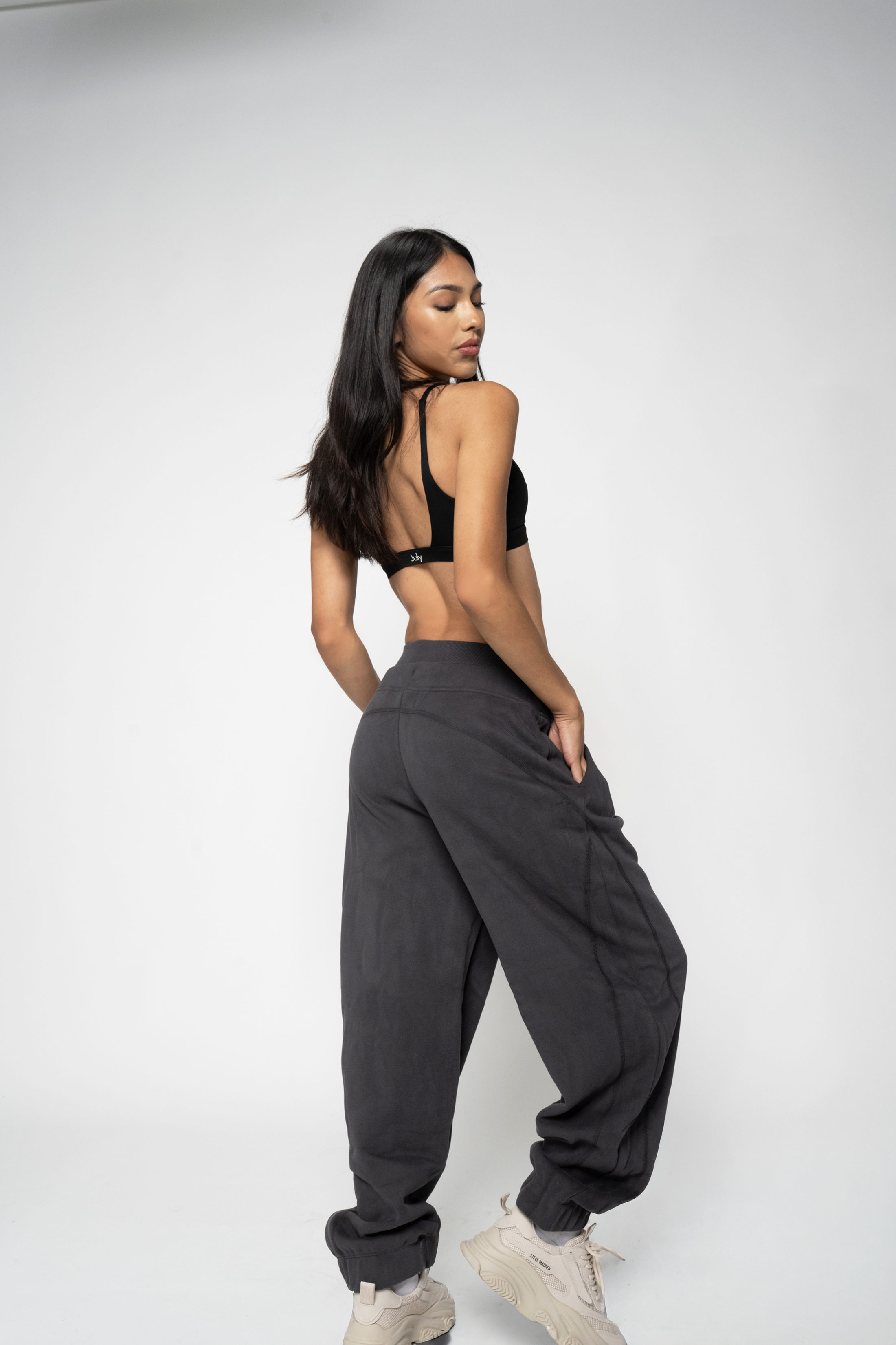 Studio Wide Cuff Joggers — July Signature