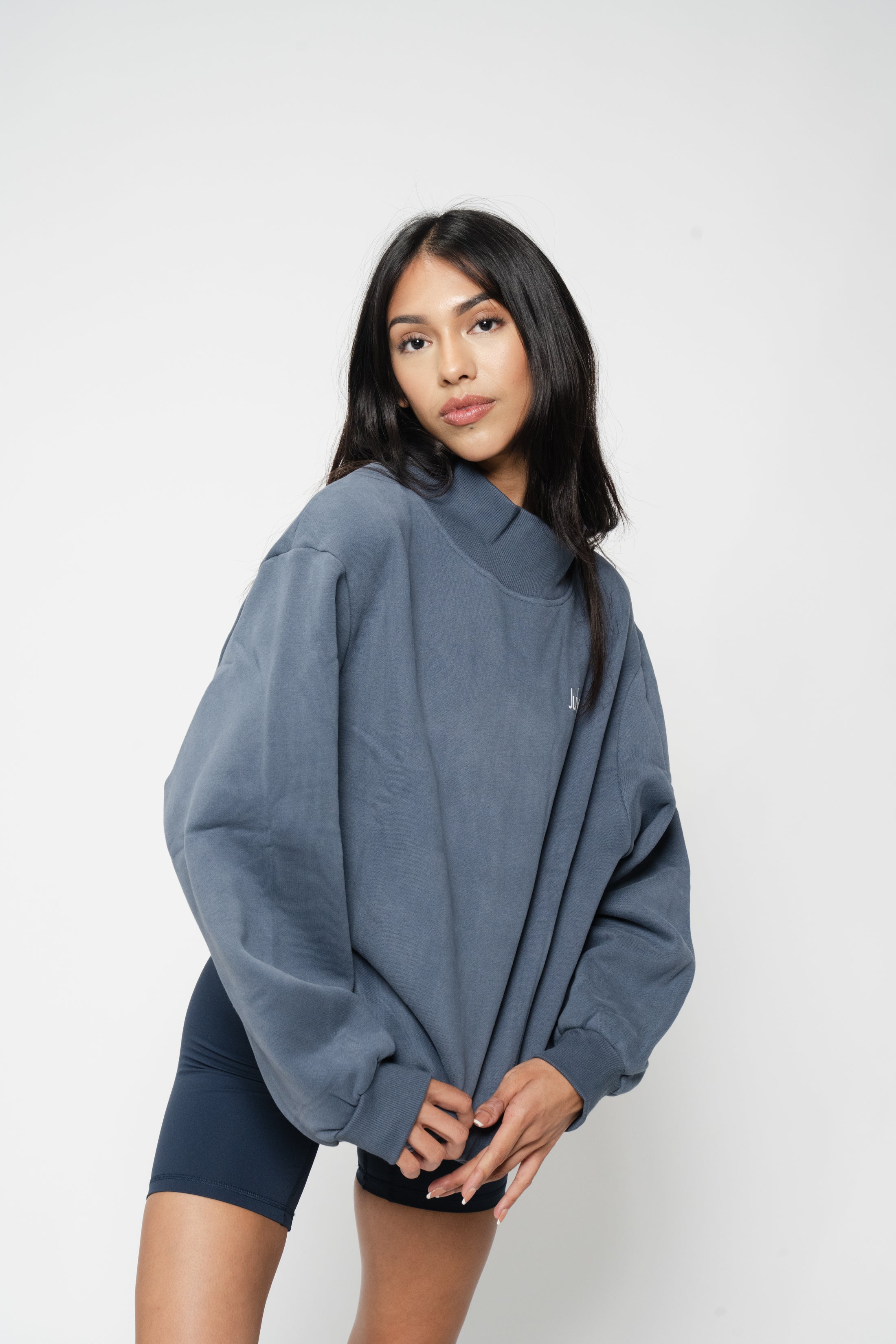 Turtleneck Collared Crewneck — July Signature