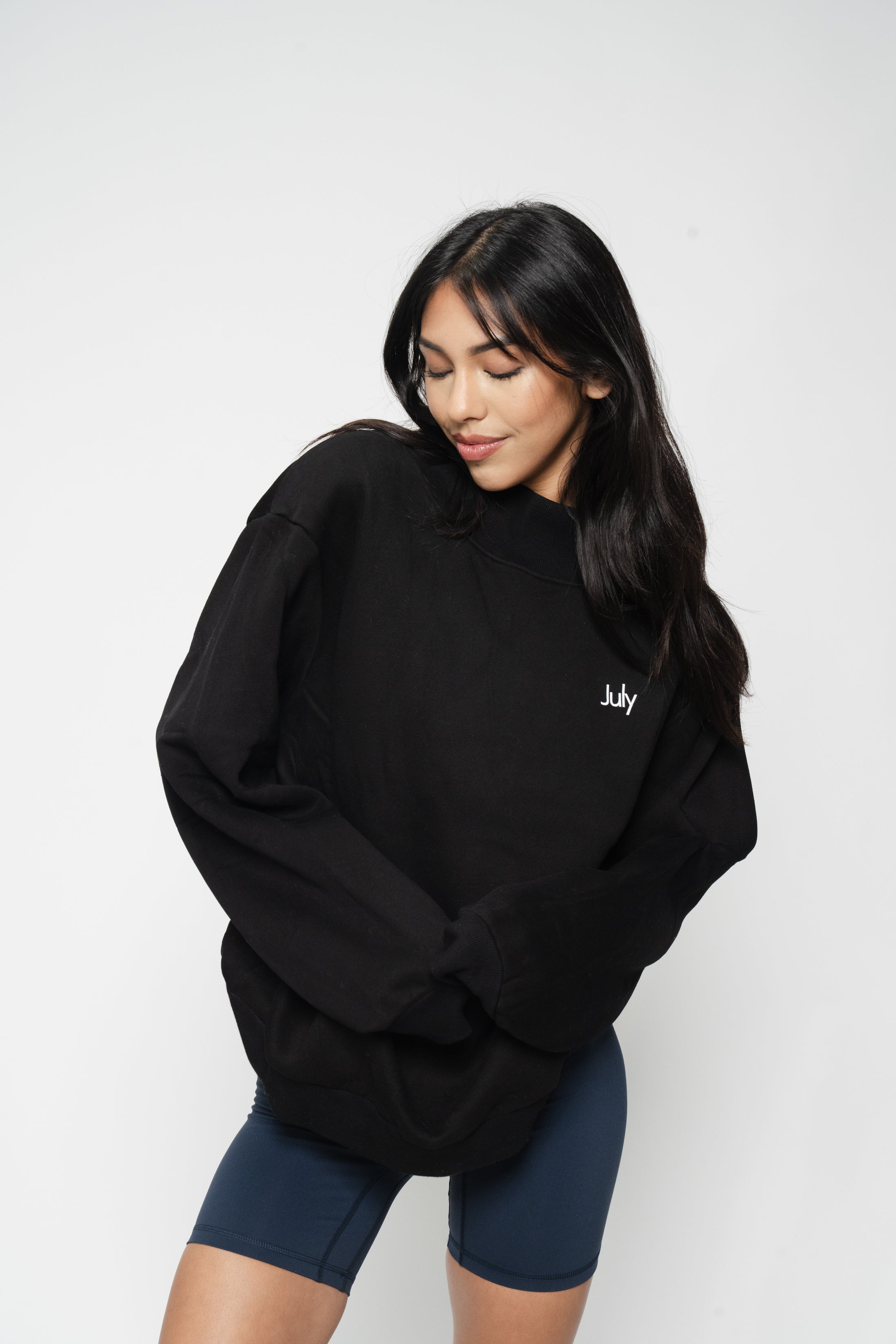 Turtleneck Collared Crewneck — July Signature