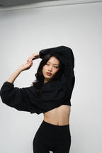 Cover Up Cropped Long Sleeve