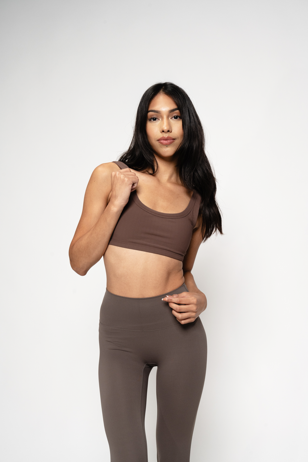 Ava Ribbed Sports Bra
