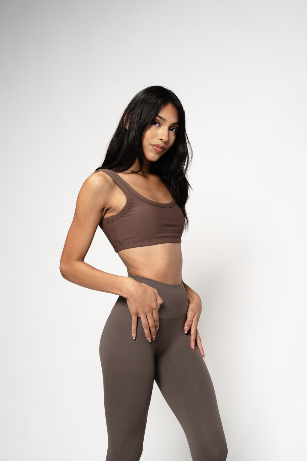 Ava Ribbed Sports Bra