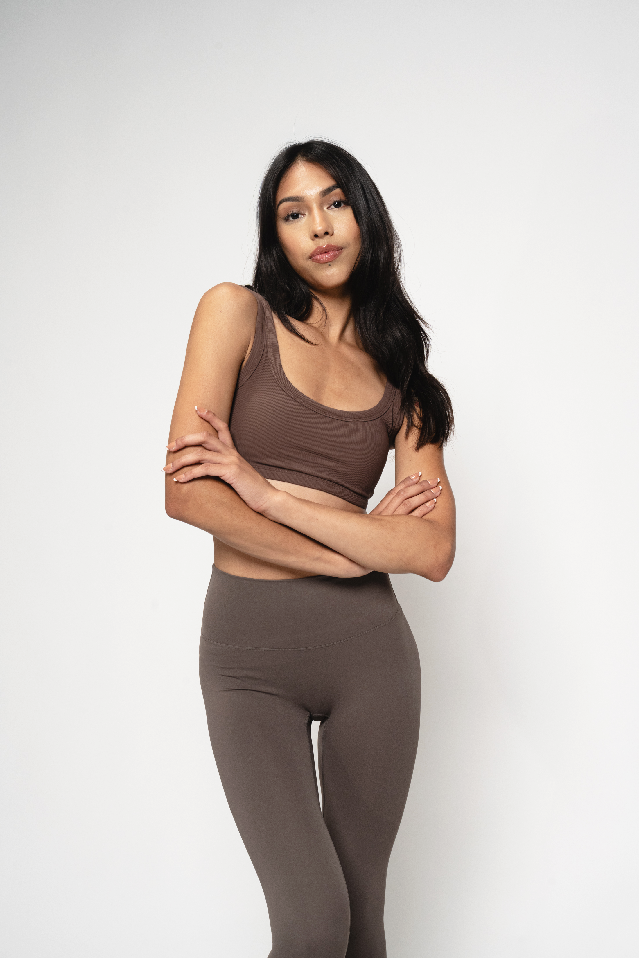 Ava Ribbed Sports Bra