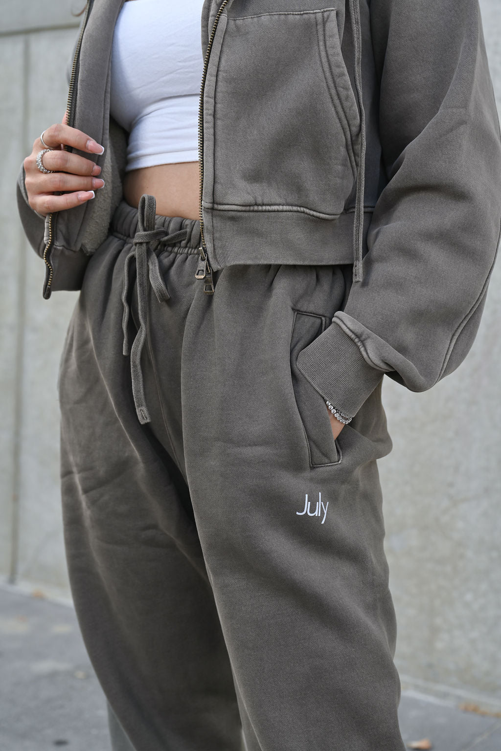 Heavy Vintage Fleece Joggers — July Signature