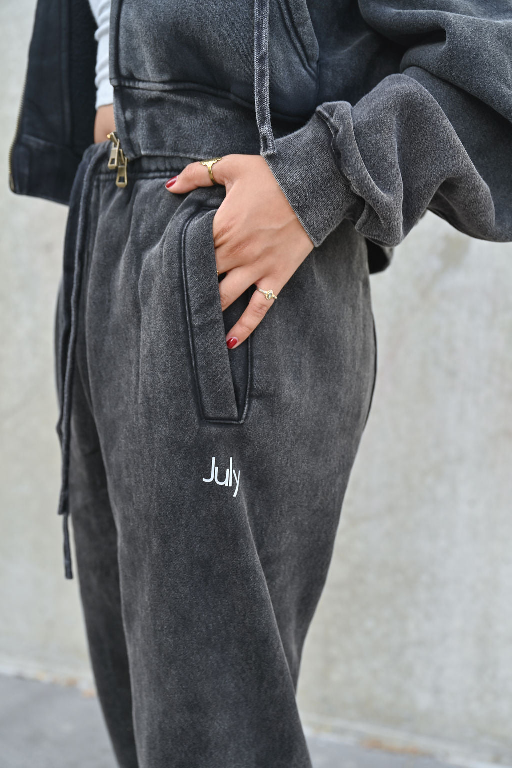 Heavy Vintage Fleece Joggers — July Signature